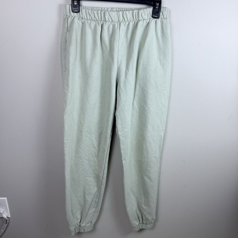 John Galt Brandy Melville Women's Sweatpants Light Green Pocket Lounge Wear